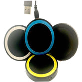 Wholesale Wireless Charging Pad with USB Port & Cable for iOS and Android Assorted Colors (Sold in Pcs & Dozen)